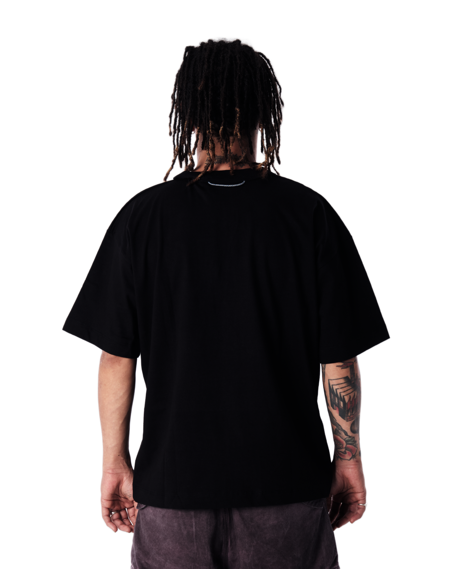 CAMISETA QC MESA BOXY PRETO