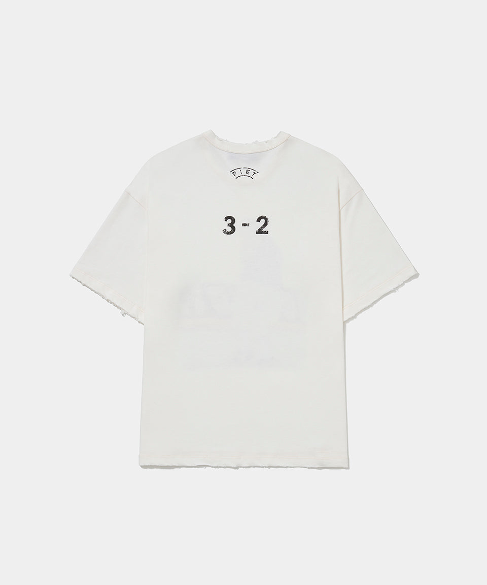 Illustrated T-Shirt Bone White