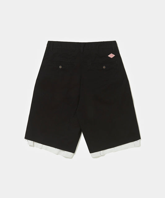 Lined Chino Shorts Black