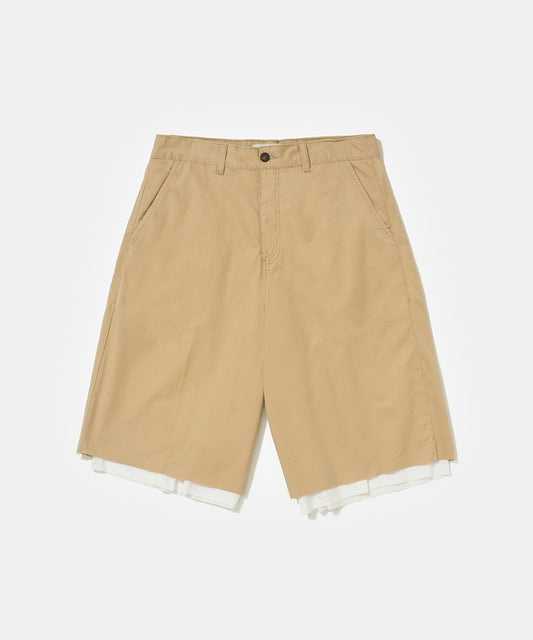 Lined Chino Shorts Khaki