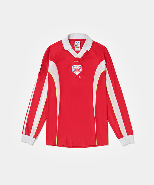 PIET FC Long Sleeve Jersey Red