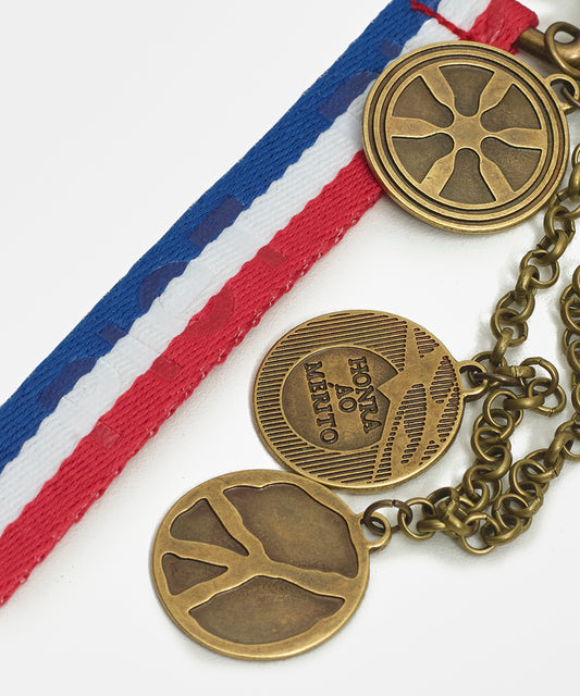 Medals Keychain Antique Brass