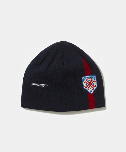 Emblem Beanie Blue