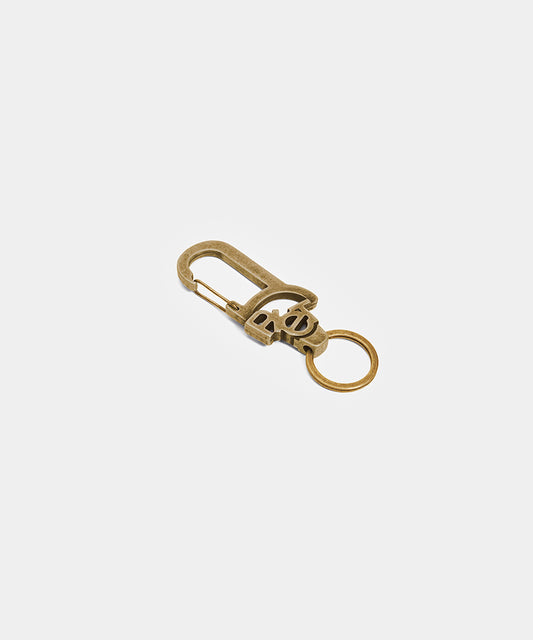 Carabiner Keychain Antique Brass