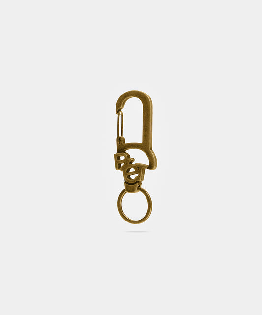 Carabiner Keychain Antique Brass