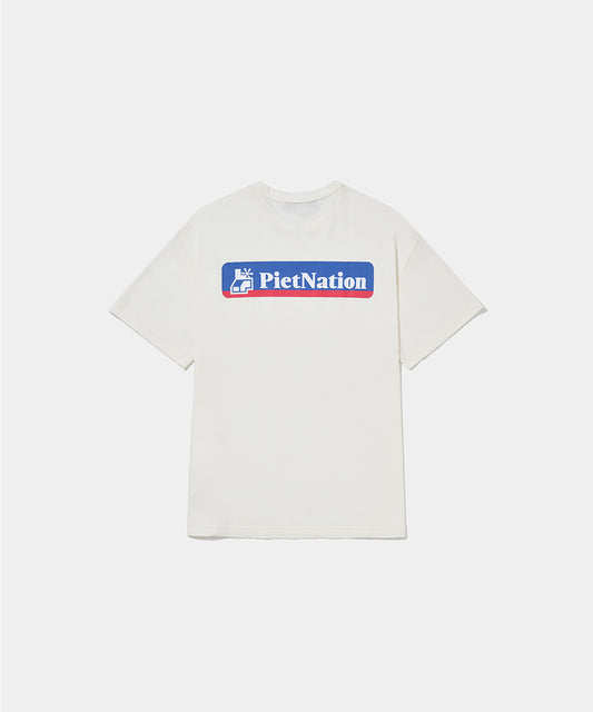 PIET Nation T-shirt Bone White