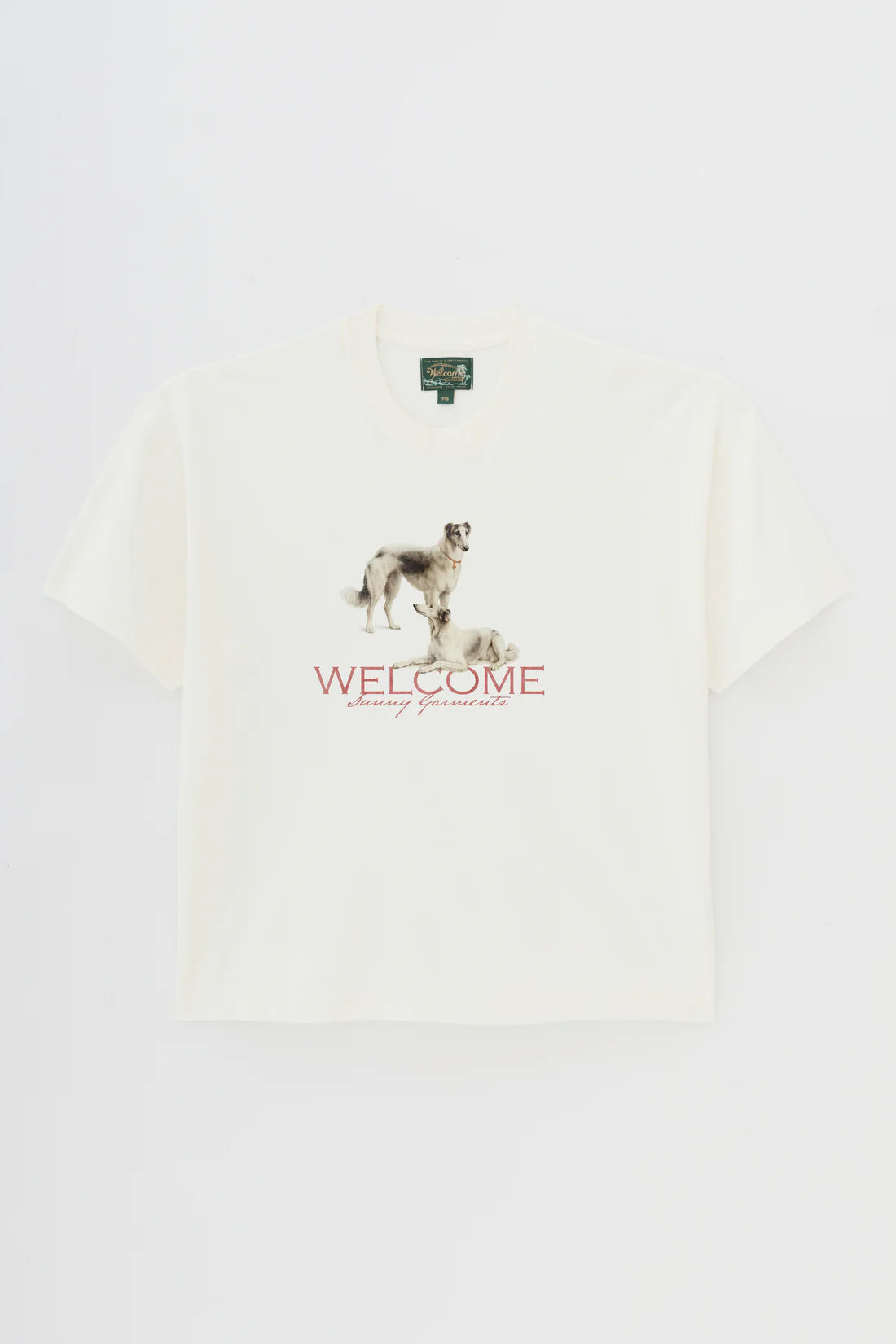 T-Shirt Boxy Fit Galgo - Off White