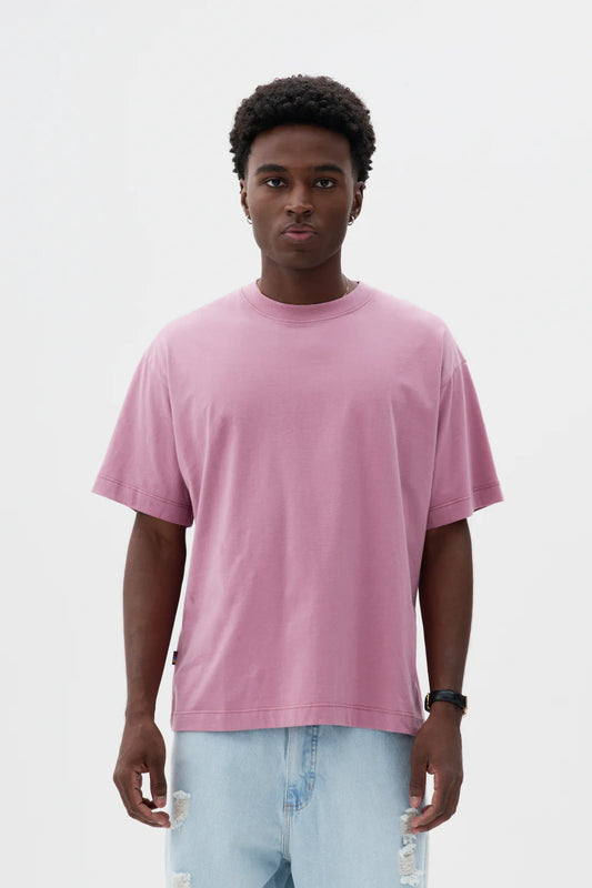 T-shirt Boxy Fit Basic - Lilás