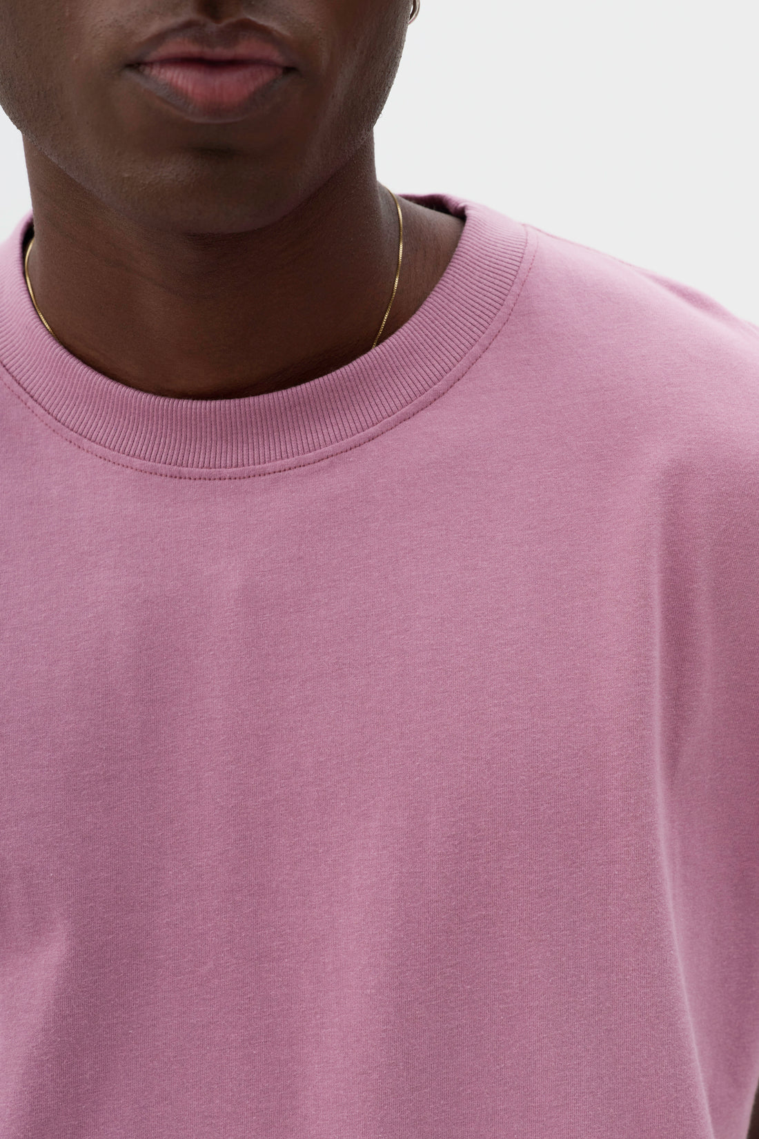 T-shirt Boxy Fit Basic - Lilás
