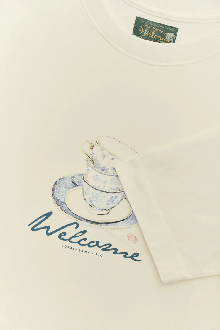 T-shirt Ceramic Cups - Off White