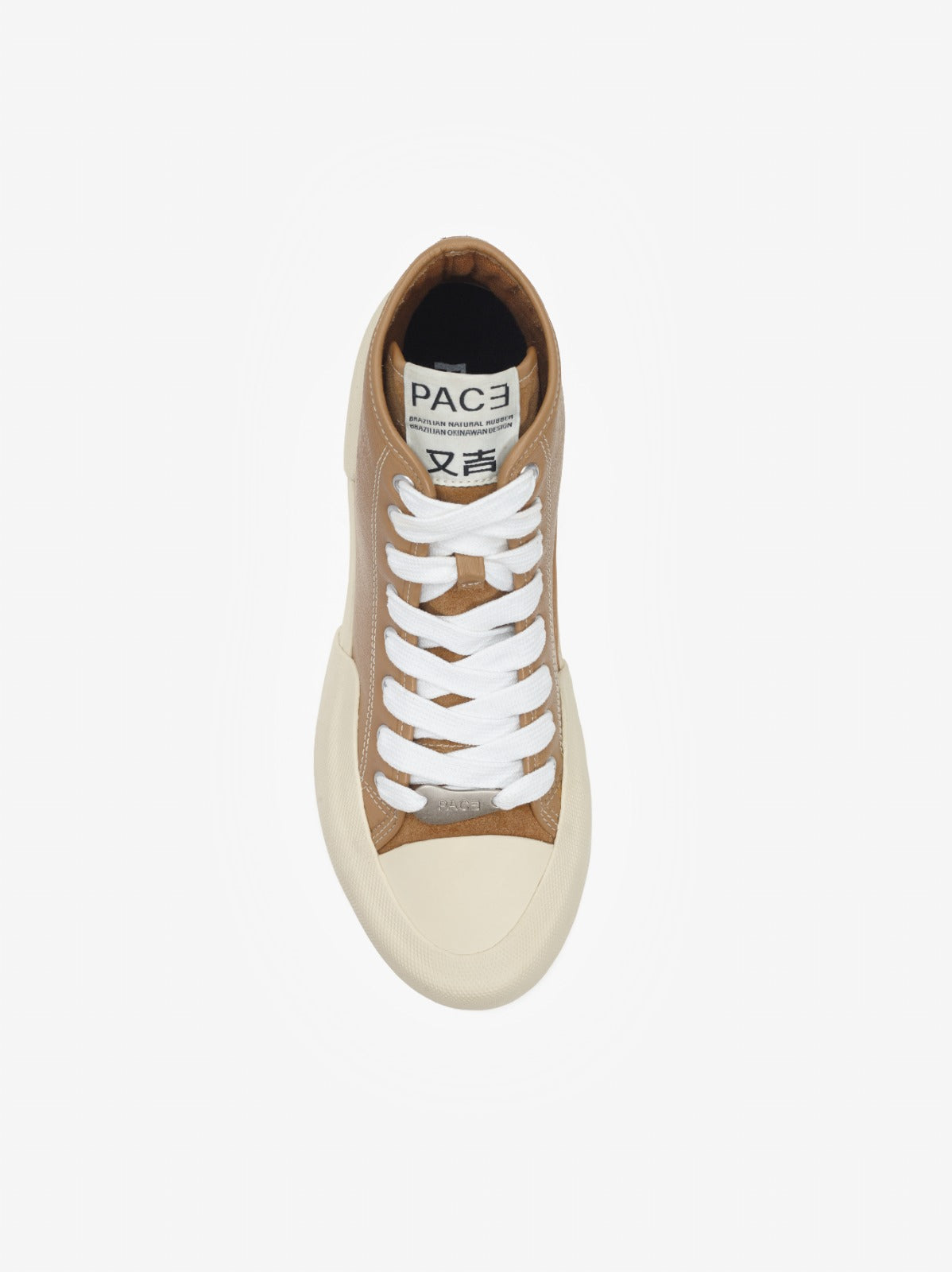 YACHT-RUBBER LEATHER HIGH BEIGE