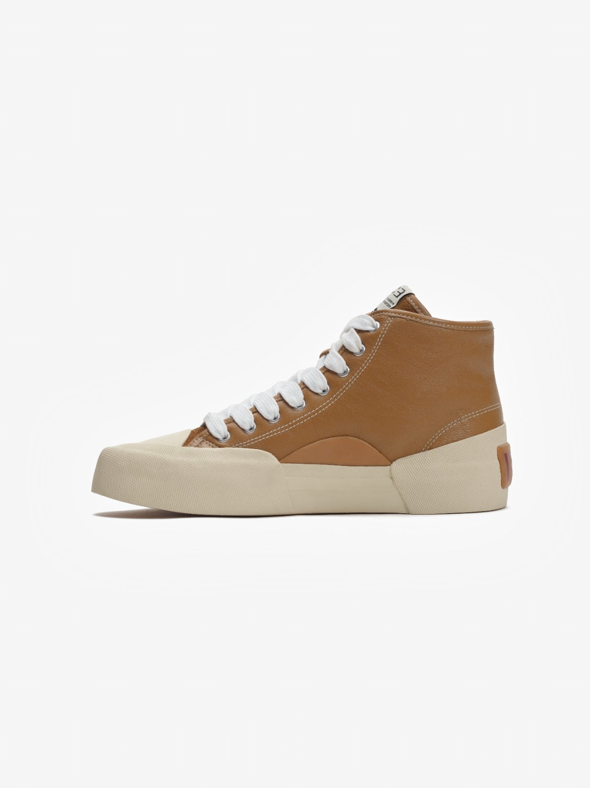 YACHT-RUBBER LEATHER HIGH BEIGE