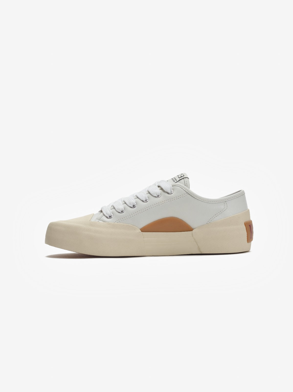YACHT-RUBBER LEATHER LOW OFF WHITE