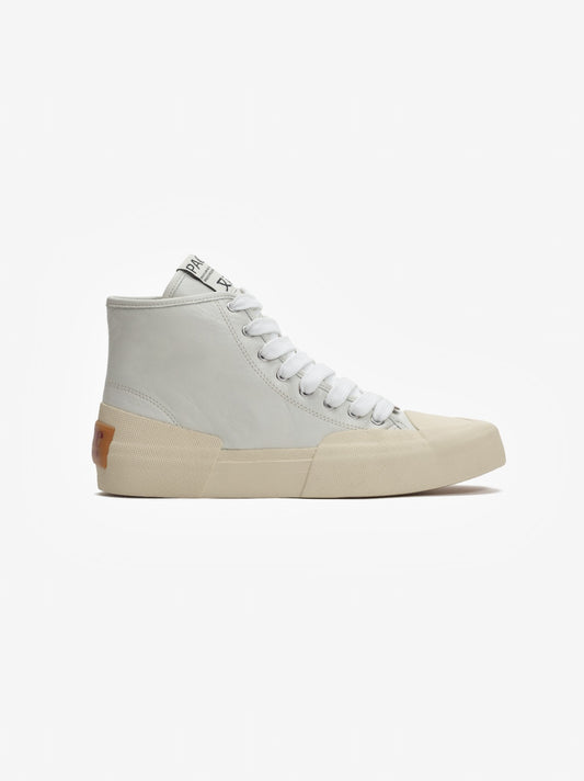 YACHT-RUBBER LEATHER HIGH OFF WHITE