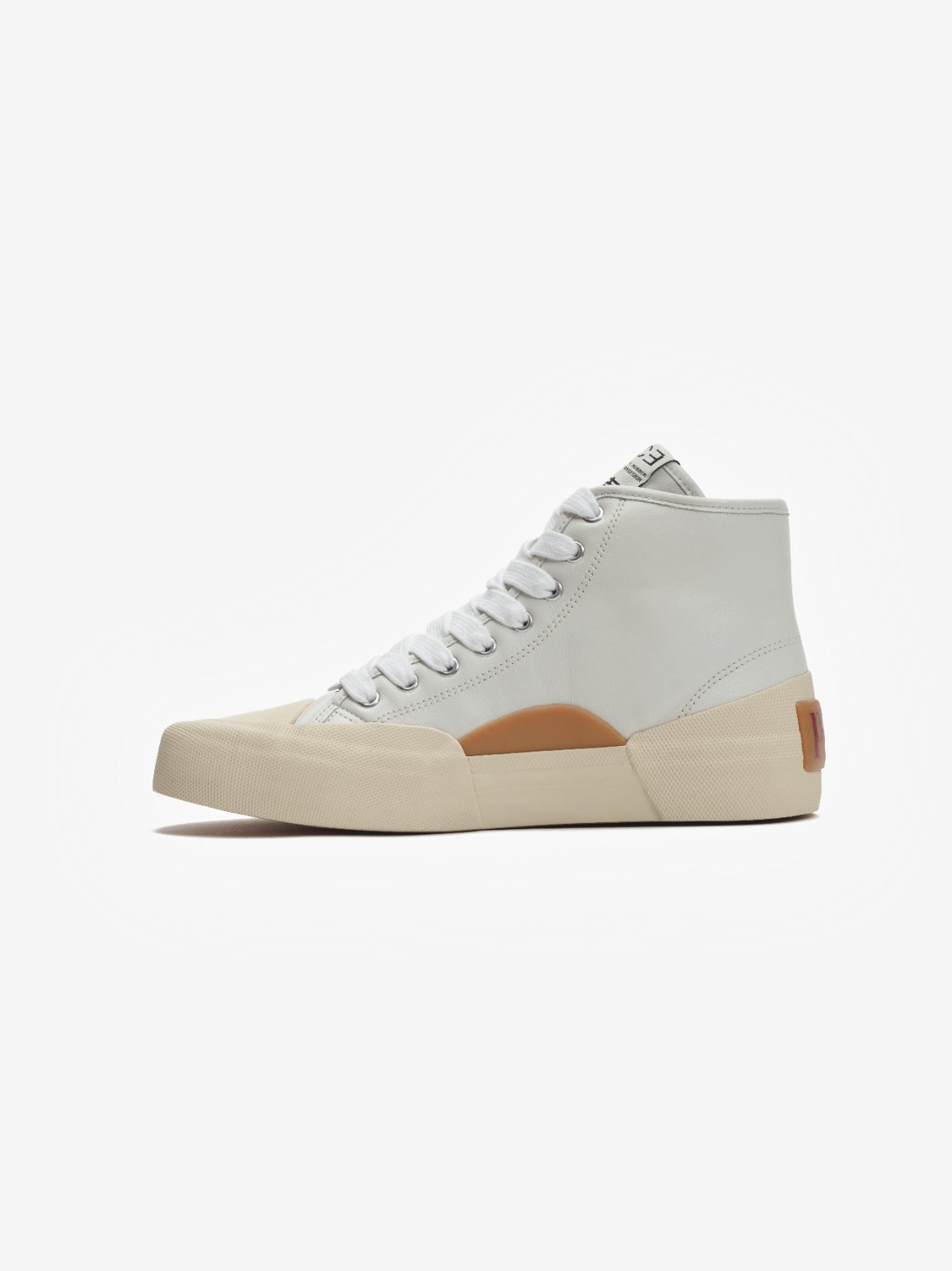 YACHT-RUBBER LEATHER HIGH OFF WHITE