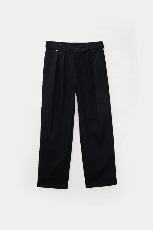 Calça Alfaiataria Dupla Prega - Preta