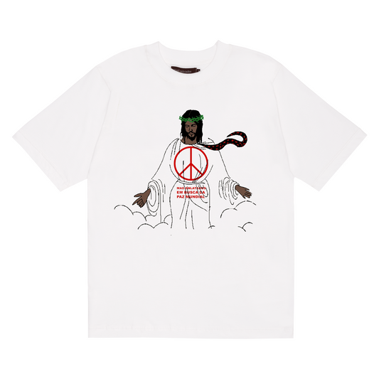 Camiseta Mad em Busca da Paz Mundial