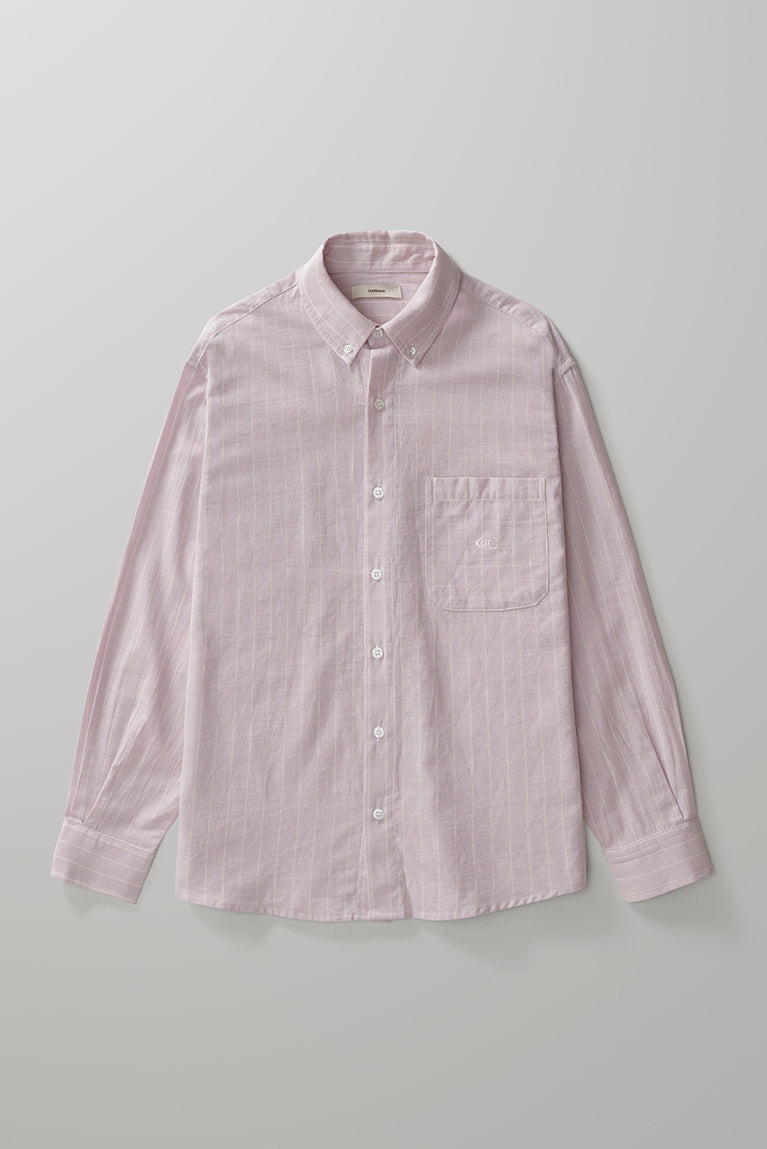 Lilac Striped Shirt - Lilac/Off White