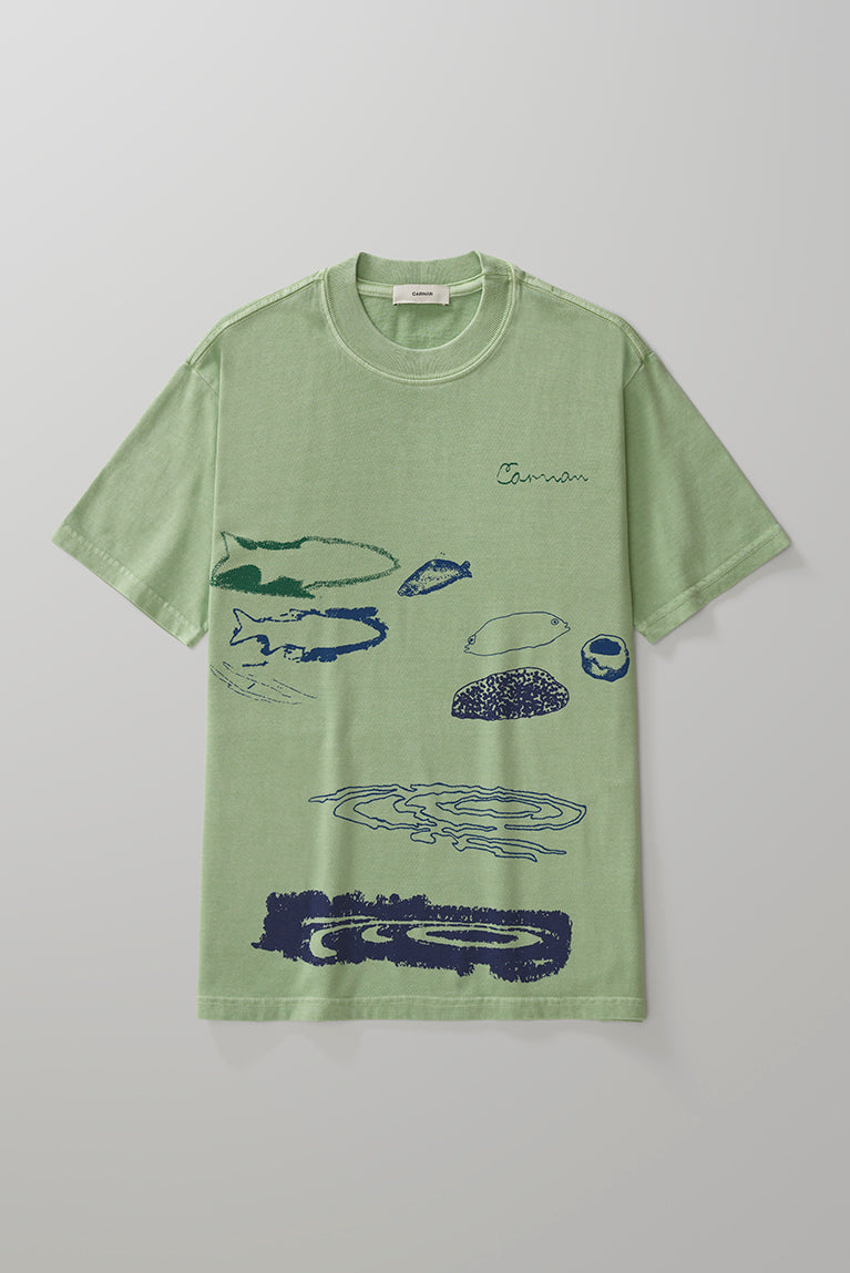 Pearl T-shirt - Mint Green