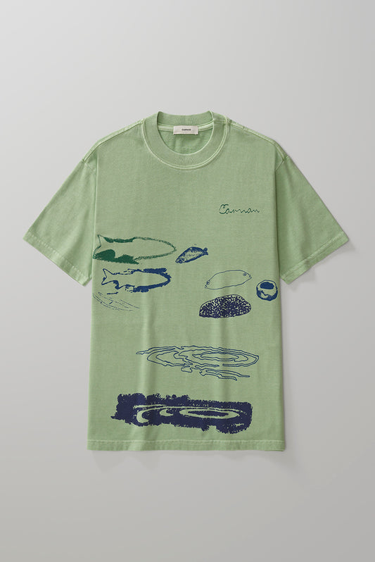 Pearl T-shirt - Mint Green