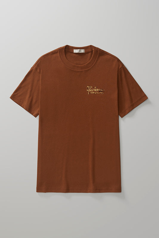 Wind Heavy T-shirt - Brown