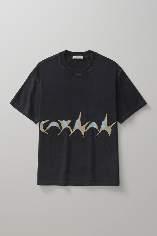 Star Boxy T-shirt - Black