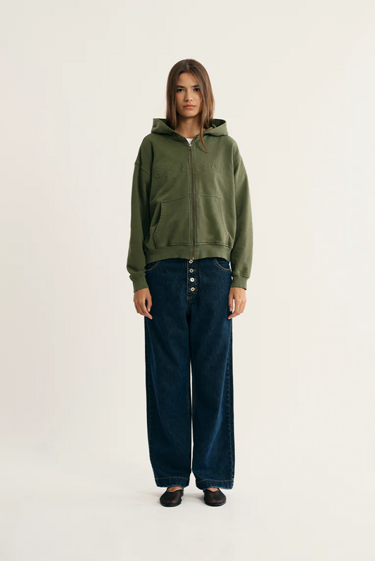 Washed Zip Hoodie