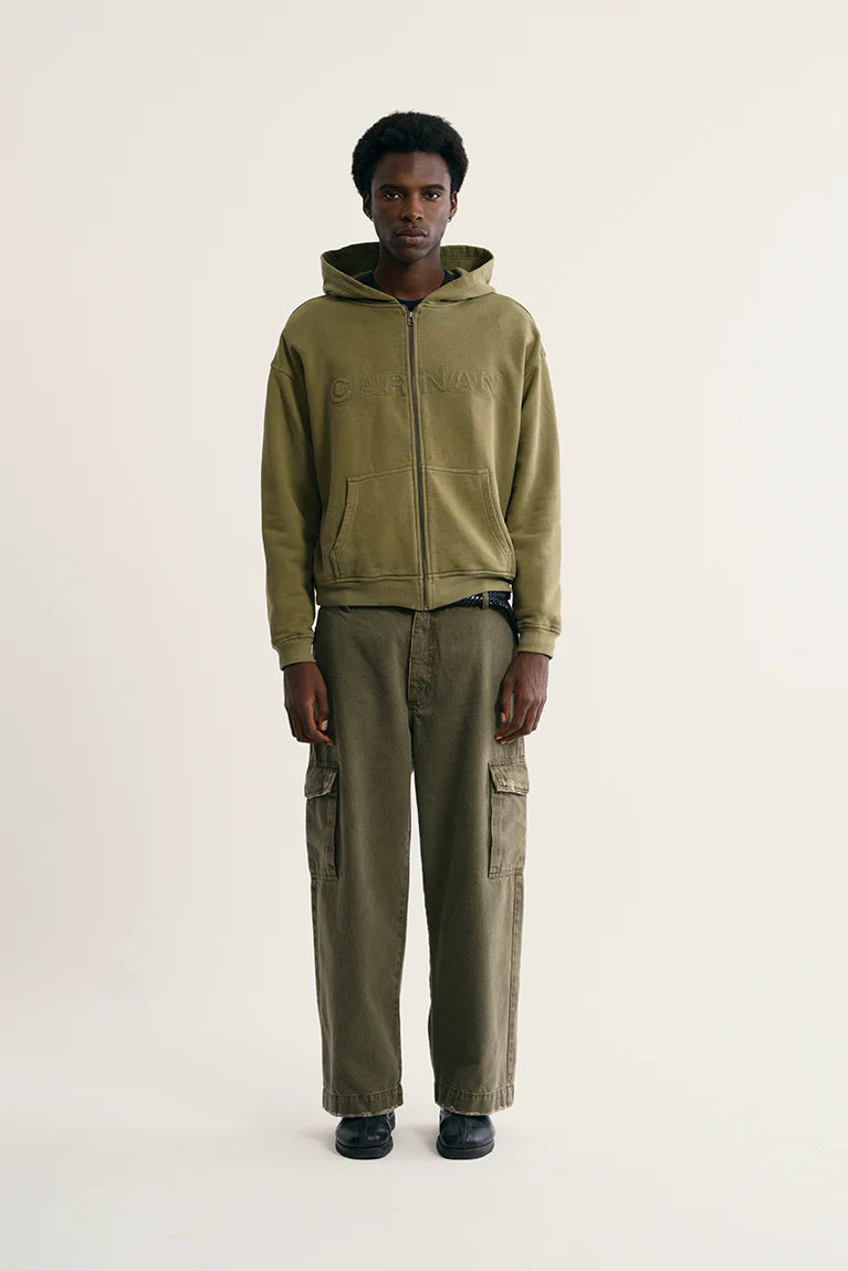 Washed Zip Hoodie