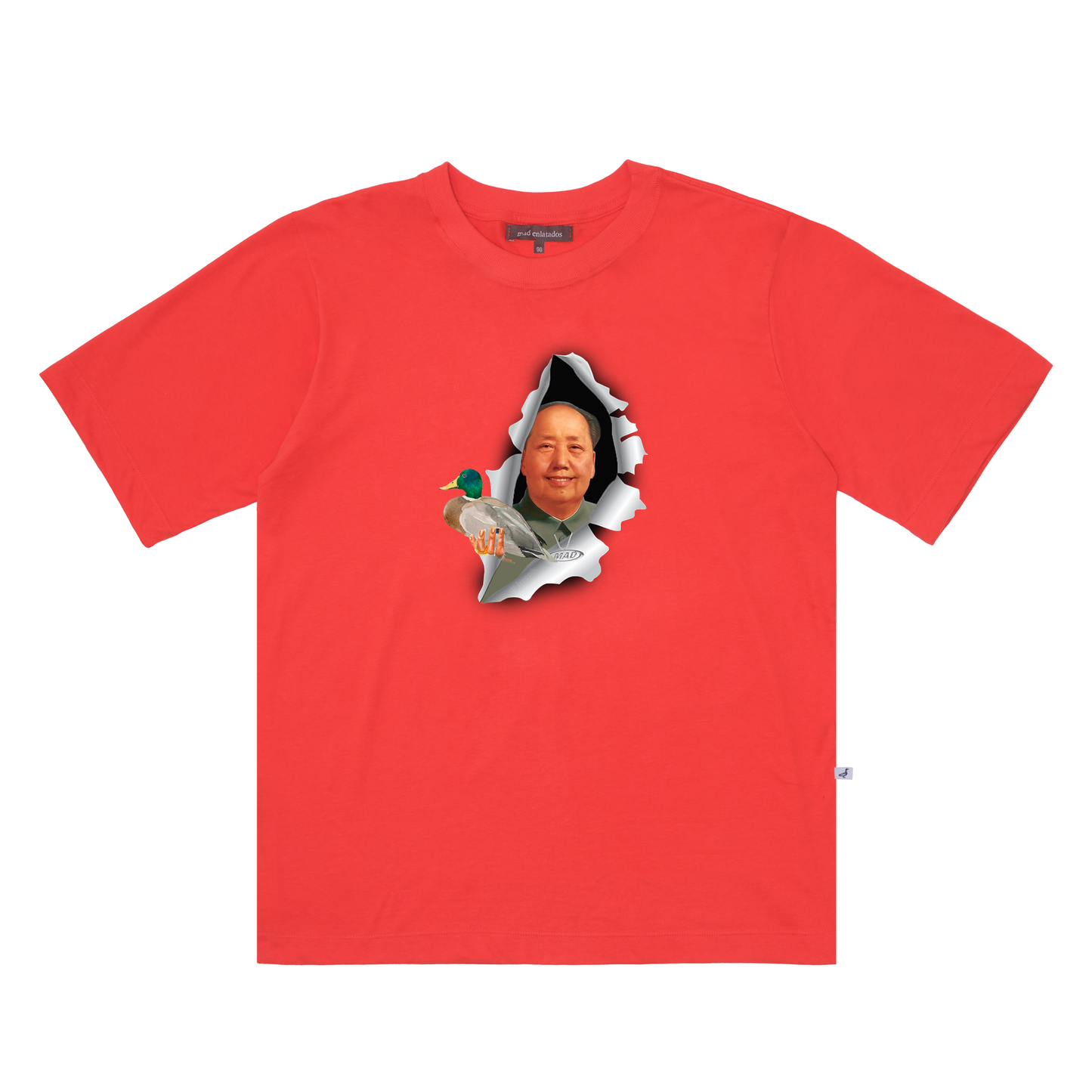 Camiseta Mao :) Laranja