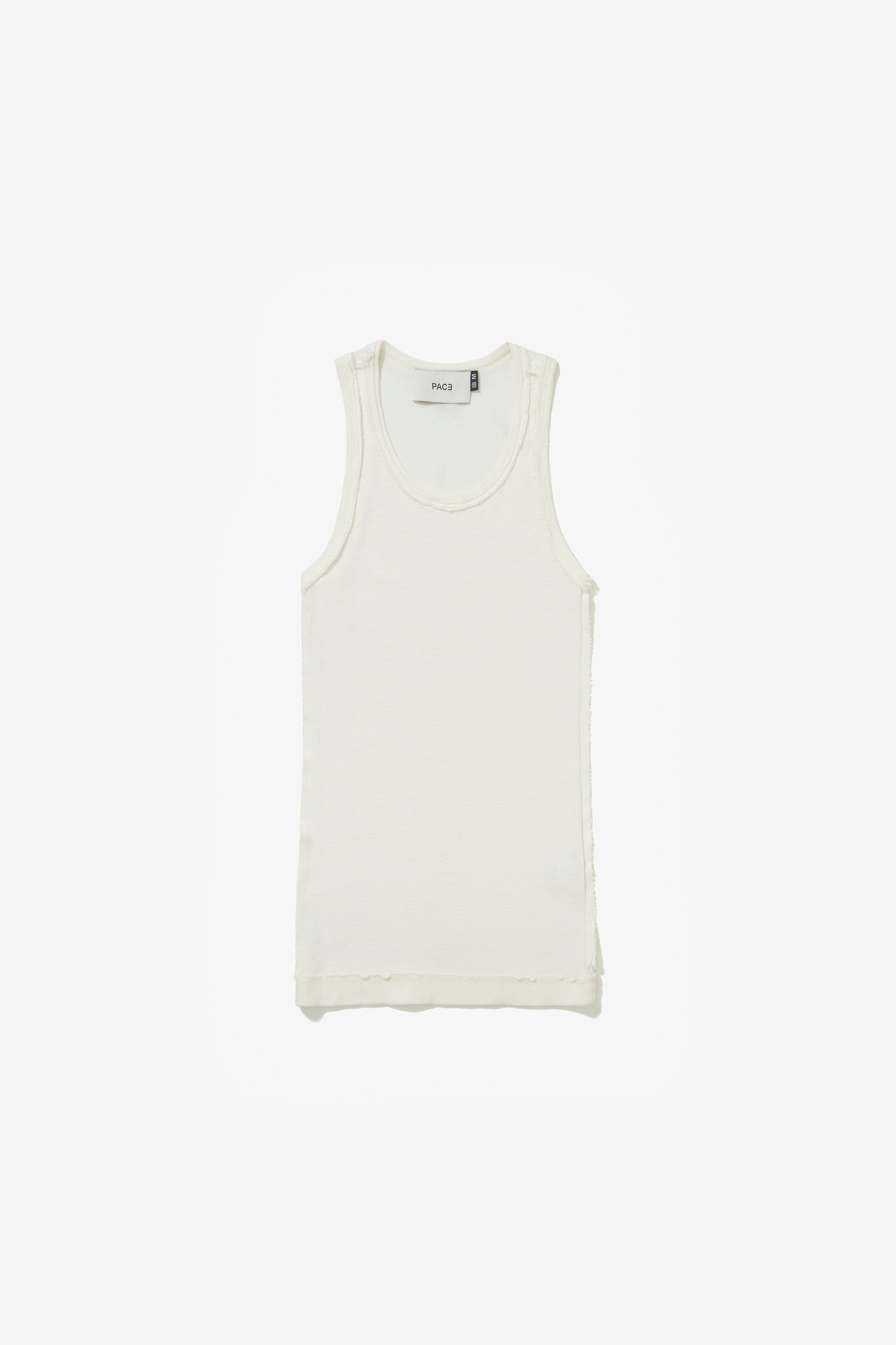 PATTERN TANK TOP OFF WHITE