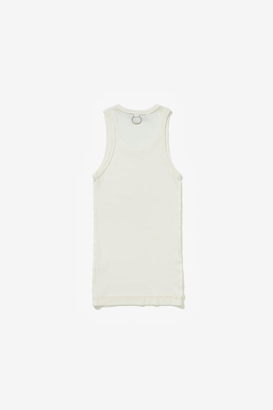 PATTERN TANK TOP OFF WHITE