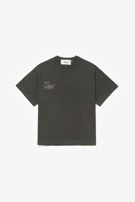 PATAVISION TEE STONE WASHED BLACK