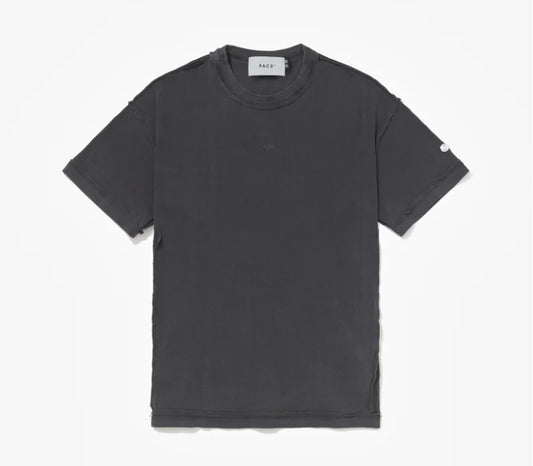 Pattern T-shirt Stone Washed Black