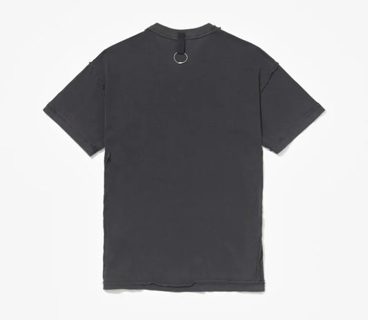 Pattern T-shirt Stone Washed Black