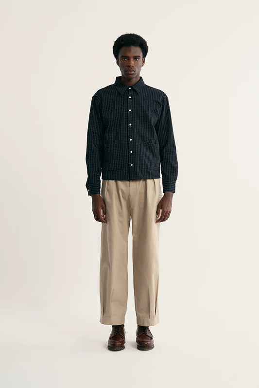 Pleated Sleeve Shirt