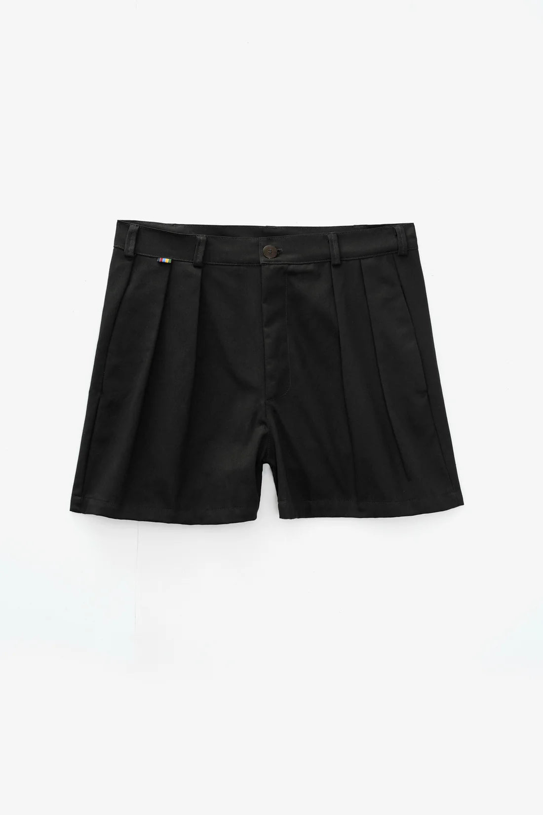 Bermuda Alfaiataria Dupla Prega - Preta