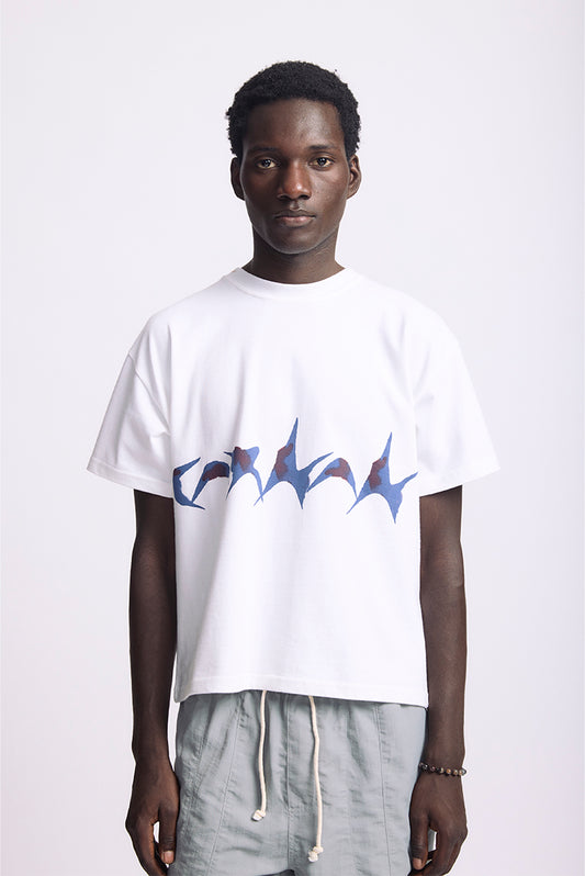 Star Boxy T-shirt - Off White