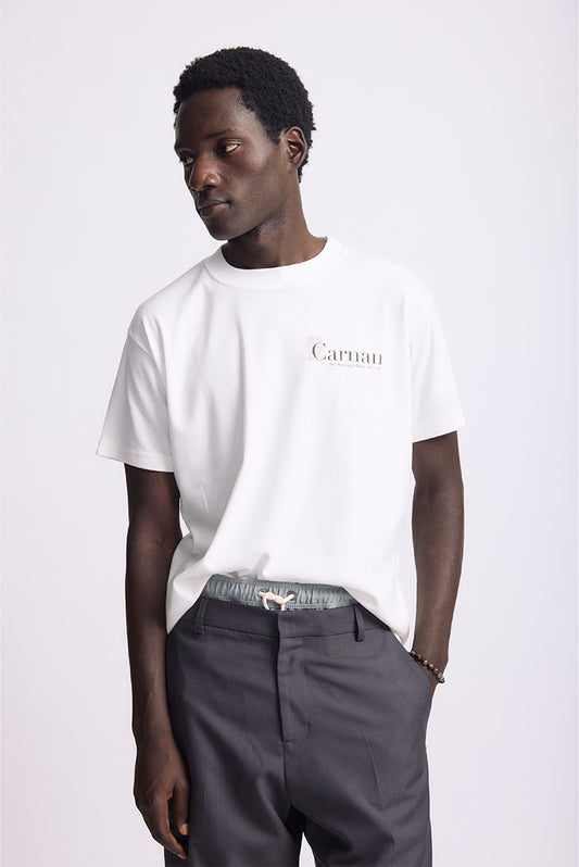 Stone Heavy T-shirt - Off White