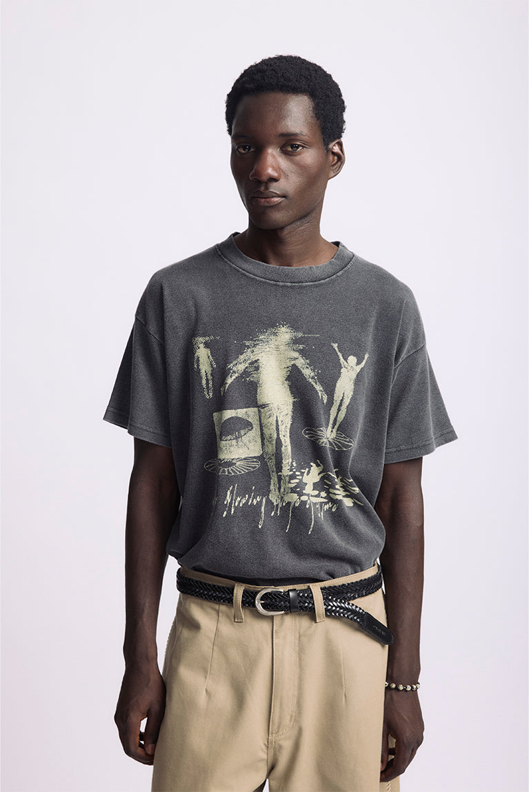 Synergy Boxy Heavy T-shirt - Stoned Black