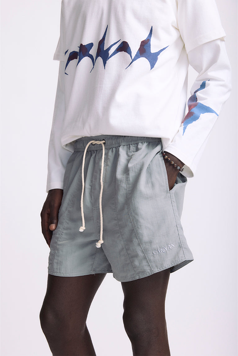 Grey Clipping Shorts