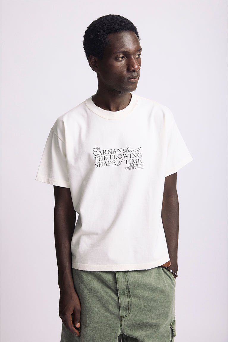 Title Boxy T-shirt - Off White