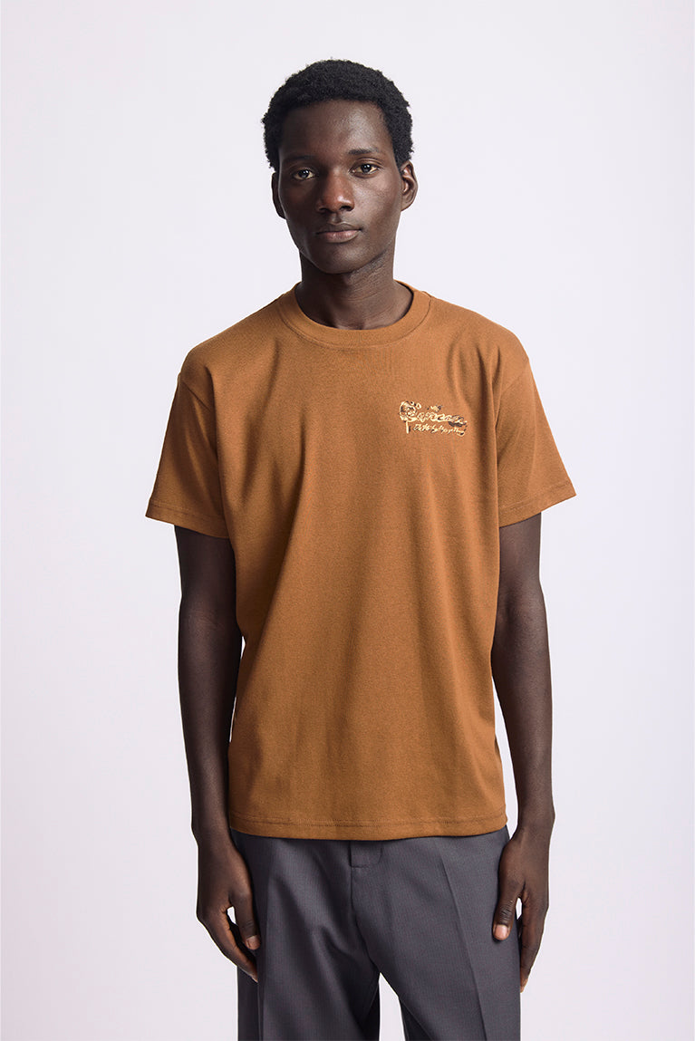 Wind Heavy T-shirt - Brown