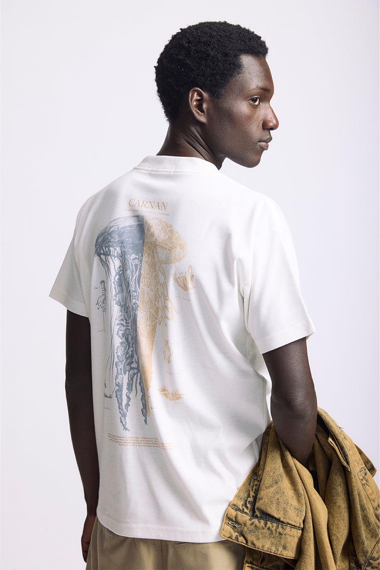 Sea Jelly Heavy T-shirt - Off White
