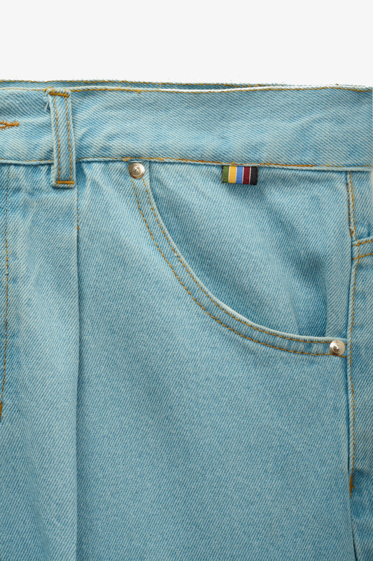 Calça Jeans Sunny com Prega - Light