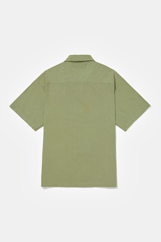 Green Carnan Bowling Shirt